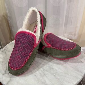 Sorel Tremblant 2 Suede Moccasin Insulated Snow Slippers Indoor/Outdoor
